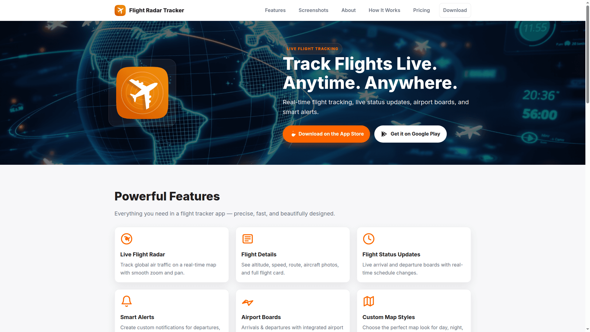 Flight Radar Tracker Platform